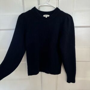 Madewell 100% Cashmere Puff Shoulder Sweater